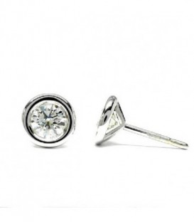 PENDIENTES ORO BLANCO Y DIAMANTES 76/00940A06