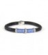 PULSERA CUERO BLUE/3 RH ZB/HILO BLUE PBRB48-2