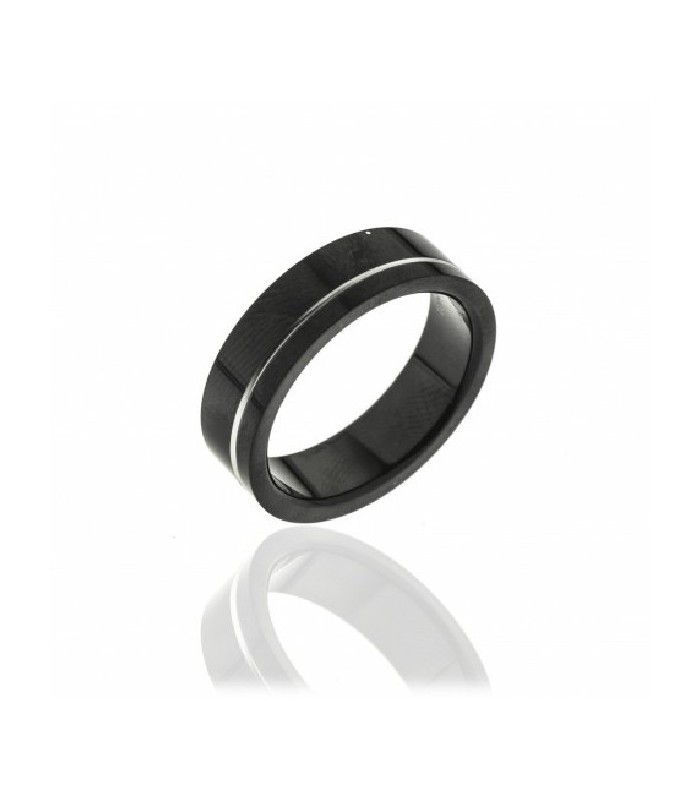 Anillo 2025 acero negro