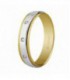 ALIUANZA BICOLOR DE 5MM Y 3 DIAMANTES 55523158