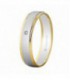 ALIANZA BICOLOR DE 4,5MM 1 DIAMANTE 5245466D