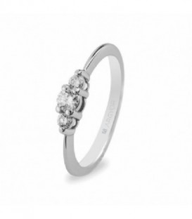 ANILLO CON 3 DIAMANTES 0.17CT 74B0009