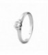 ANILLO ORO BLANCO CON 1 DIAMANTE 0,34CT 74B0043