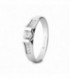 ANILLO ORO BLANCO CON CIRCONITAS 74B0046Z