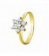 ANILLO 7 DIAMANTES TALLA BRILLANTE 0,435 74A0041