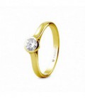 ANILLO 1 DIAMANTE TALLA BRILLANTE 0,34CT 74A0043