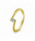 ANILLO 1 DIAMANTE TALLA BRILLANTE 0.10CT 74A0013
