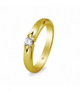 ANILLO 1 DIAMANTE TALLA BRILLANTE 0.10CT 74A0003