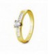 ANILLO 9 DIAMANTES TALLA BRILLANTE 0,46 74A0045