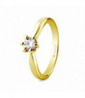ANILLO SOLITARIO CLÁSICO CON CIRCONITA 74A0040Z