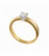 ANILLO DE ORO AMARILLO. DIAMANTE 01-970729