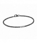 PULSERA DE ORO NEGRO Y DIAMANTES 05-162323N
