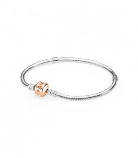 PULSERA PLATA CIERRE PAND ROSE 580702-17