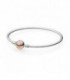 PULSERA PLATA CIERRE PAND ROSE 580713-17