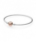PULSERA PLATA CIERRE PAND ROSE 580713-21