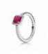 ANILLO PLATA CIRCON RUBI SINT 190947SRU-56