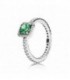 ANILLO PLATA CIRCONITA VERDE 190947GCZ-56