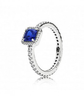 ANILLO PLATA CIRCONITA AZUL 190947NBT-50