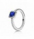 ANILLO PLATA CIRCONITA AZUL 190947NBT-50