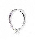 ANILLO PLATA CIRCONITA CORAZON 197095NRPMX-54