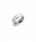 BOCCIA ANILLO ESMALTE BLANCO 0123-06