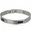 BOCCIA PULSERA ESMALTE NEGRO 21 CMS 0333-02