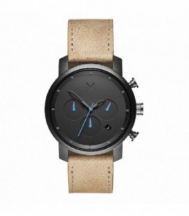 CHRONO 40MM ESF.NEGRA CORREA BEIGE MC02-GML