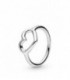 ANILLO CORAZON ABIERTO PULIDO TALLA 12 198613C00-52