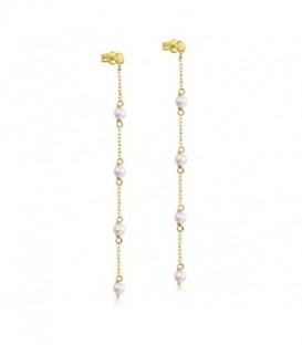 LECARRE PENDIENTES ORO AMARILL. Y PERLAS GB071OA.00