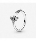 DRAGONFLY STERLING SILVER RING 198806C01-52