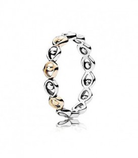 ANILLO PANDORA PLATA Y ORO 190961-54