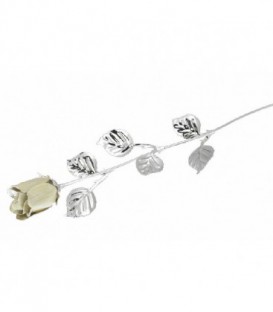 ROSA TALLO 30 CMS PERFUMADA BLANCO 2036-30W