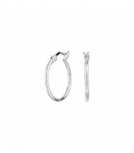 20 MM PENDIENTES PLATA ARO REDONDO SEA-100-156-02