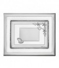 PLACA FLORES CONMEMORATIVA PLATA EV9066/13A