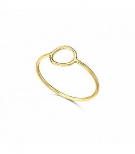 ANILLO CIRCULO ORO AMARILLO GA035OA