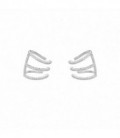 EARCUFFS PLATA ESTILO GARRA AJUSTABLE SCF-101-003-UU