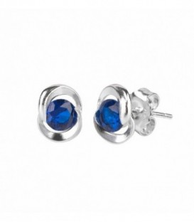 PENDIENTES CIRCONITA AZUL 4, 75 MM P3508