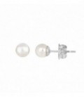 PENDIENTES PERLA IRISADA 6 MM P1159A