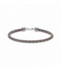 THOMAS SABO PULSERA PIEL GRIS CLARO A2011-682-5