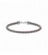 THOMAS SABO PULSERA PIEL GRIS CLARO A2011-682-5