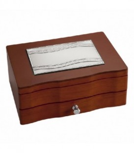 JOYERO 1 CAJON PLATA 23 X 16 X 10 CMS LU3076