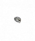 ANILLO PLATA NEGRA, ORO,BRI 0,015 CTS 22332