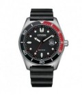 ECO-DRIVE SS ANALOGICO CORREA CAUCHO AW1769-10E