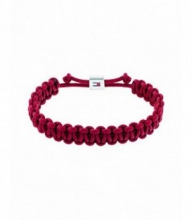 PULSERA TOMMY HOMBRE GRANATE TEXTIL 2790494